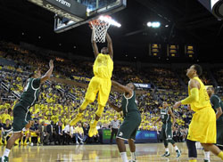 Michigan vs Michigan State basketball game 2013 photography